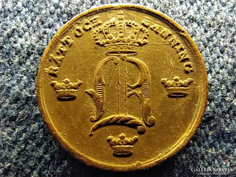 Svédország I. Oszkár (1844-1859) 1/6 Skilling banco 1849 (id62743)