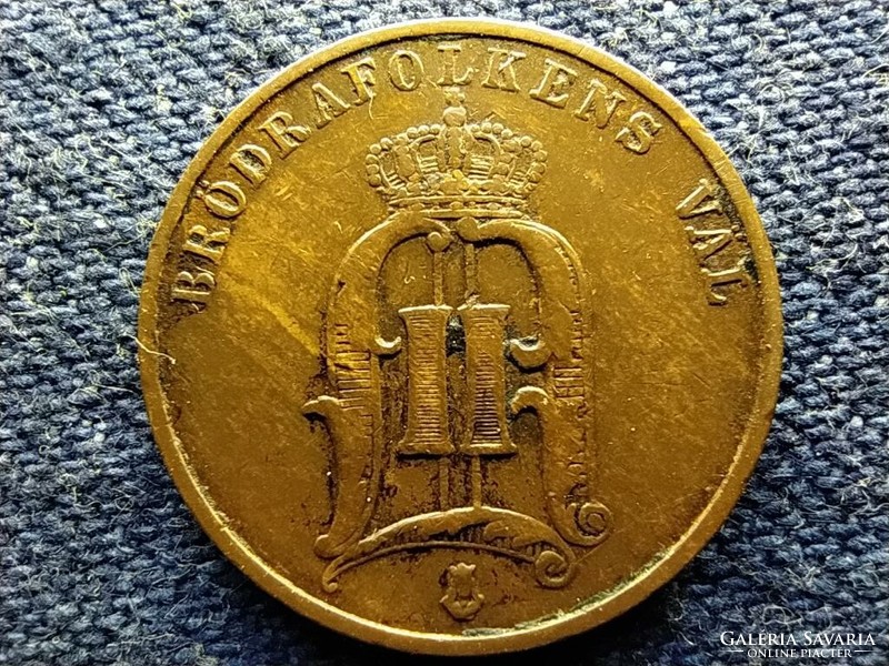 Sweden ii. Oszkár (1872-1907) 2 cents 1886 (id78392)