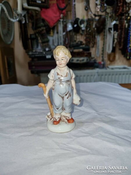 Régi német porcelán figura