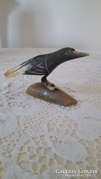 Lillafüred memory, carved horned bird
