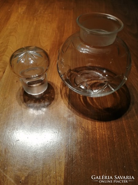 Boros üveg kínáló palack 0,65 l-es