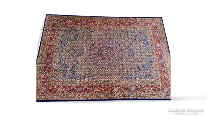 Iran moud carpet with silk 300x200 cm