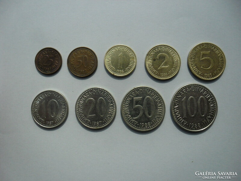 The series of dinars of the 1980s. / Full /