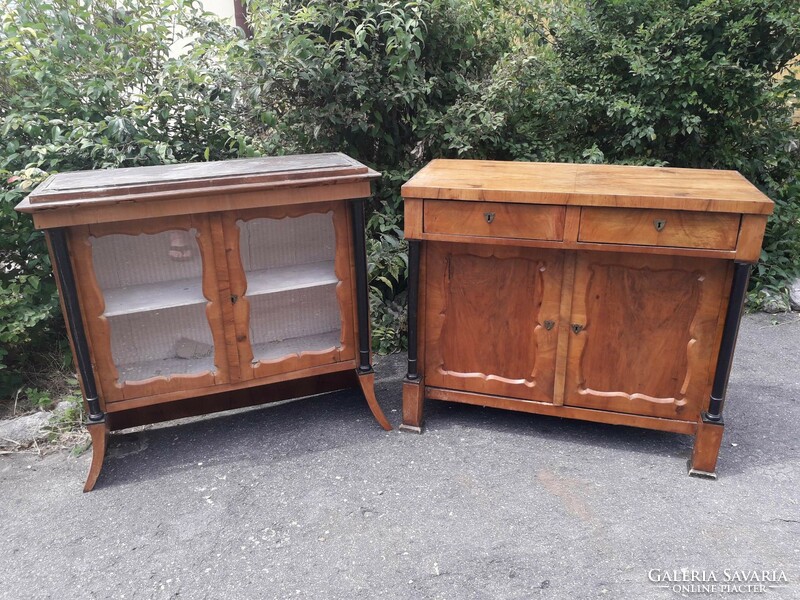 Antique Biedermeier chest of drawers.