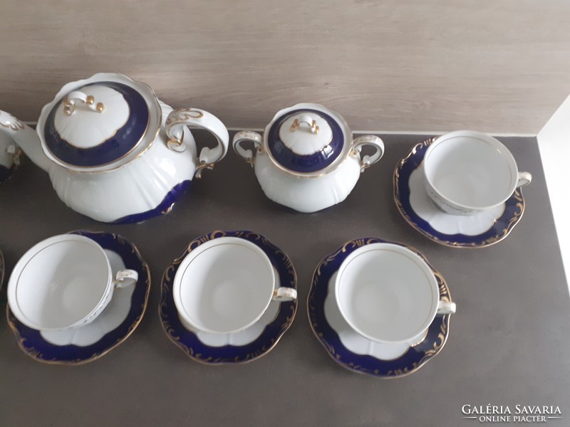 Zsolnay pompadour iii tea set for 6 people
