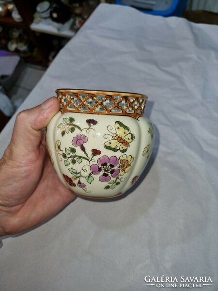 Zsolnay porcelain pot