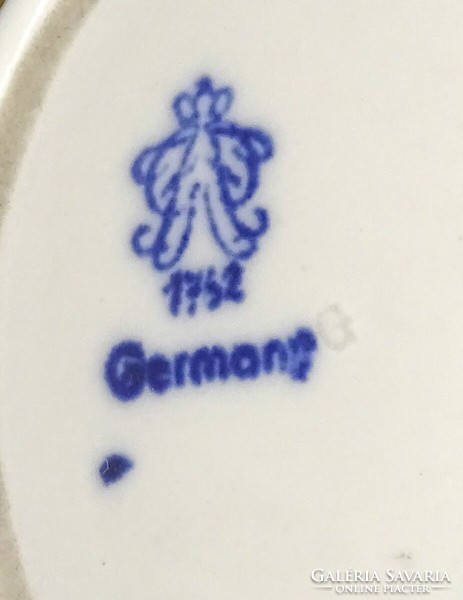 1N965 Régi Volkstedter porcelán pillangó