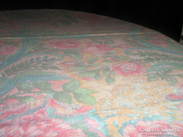 Beautiful antique vintage rose tablecloth