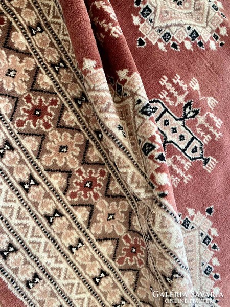 SZ1020 Pakistan Bokhara selyemmel 280x185 cm