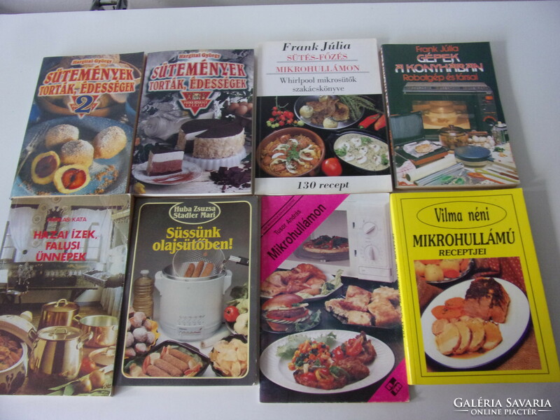 Szakácskönyvek és füzetek 16 Db