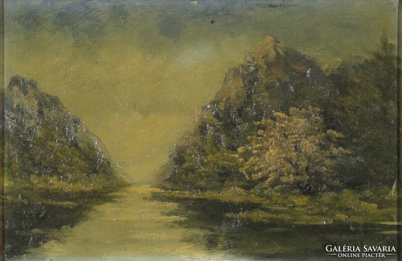 Kéthely i. Marked by a Hungarian artist: gorge