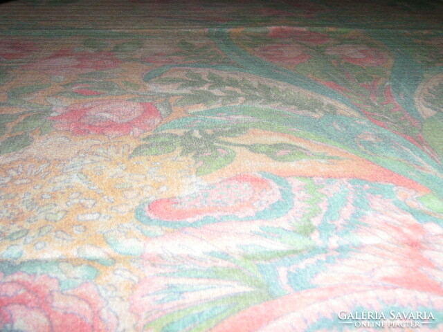 Beautiful antique vintage rose tablecloth
