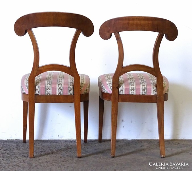 Pair of 1M694 antique Biedermeier armchairs