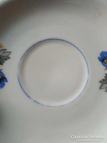Öt személyes porcelán reggeliző készlet virág mintás