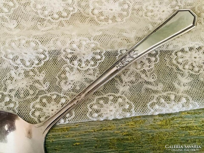 Silver-plated sauce & cream soup ladle,