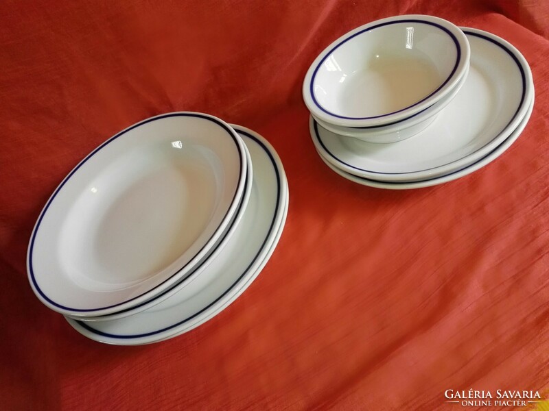 Zsolnay porcelain plates...