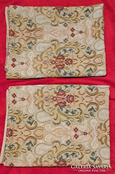 2 antique tapestry bedspreads, tablecloths (l3886)