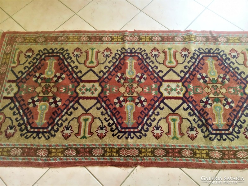 Antique handmade tapestry - Caucasian pattern