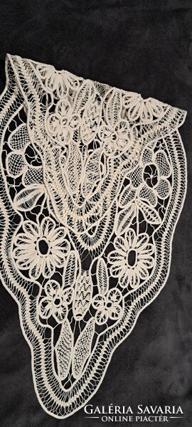 Crochet oval tablecloth (m3948)