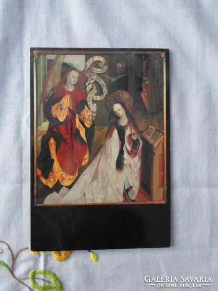 Old Hungarian postcard 14.: Angelic greeting (around 1500)