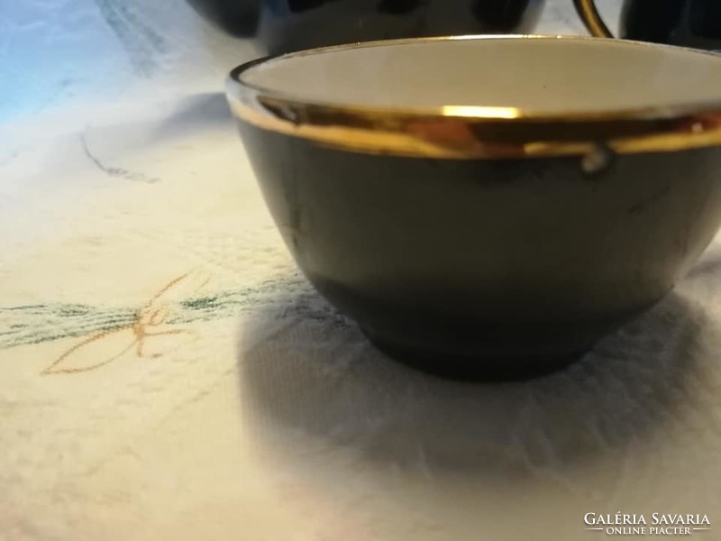 Scheibbs Keramik jelzésű régi mokkás készlet