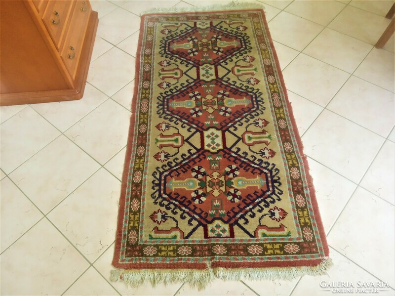 Antique handmade tapestry - Caucasian pattern