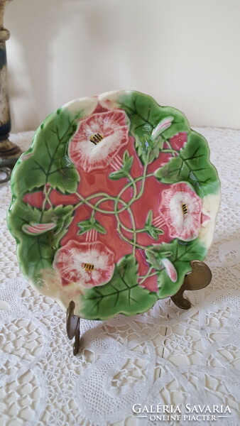 Beautiful Körmöcbány majolica decorative plate