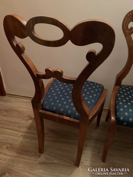 170-year-old restored Biedermeier chairs
