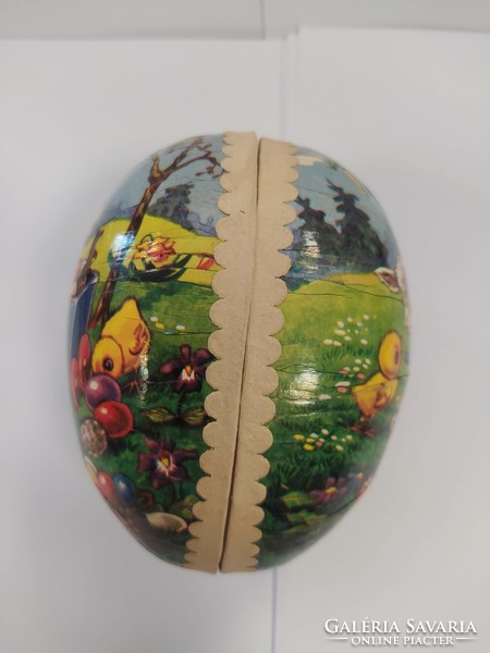 Retro német  húsvéti papír tojás
