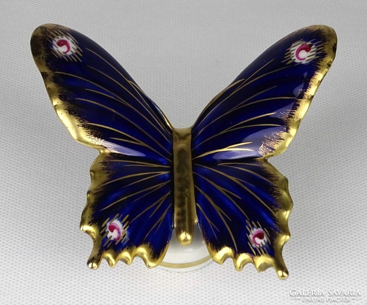 1N965 old volkstedter porcelain butterfly