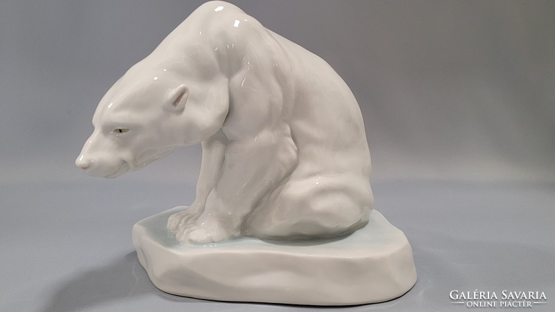 Herend hand-painted polar bear