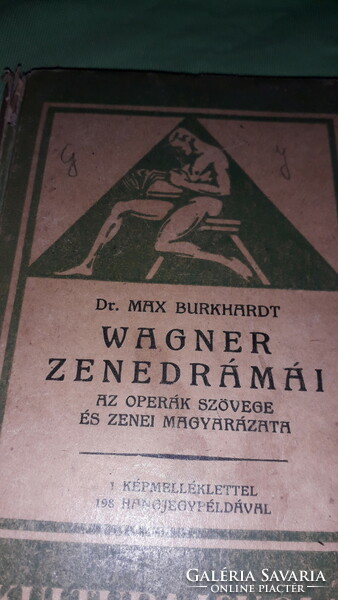 1920.Dr. Max Burkhardt Wagner zenedrámái könyv a képek szerint KULTÚRA