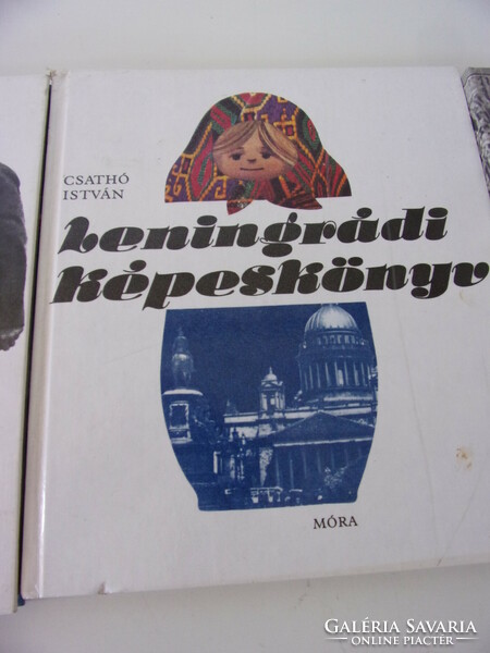 Leningráddal és Leninnel foglalkozó könyvek 3 Db