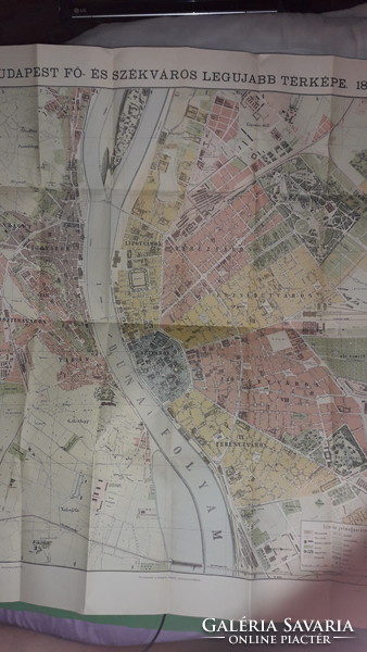 :Budapest térképe házszámok megjelölésével és az utczák és terek .. a képek szerint