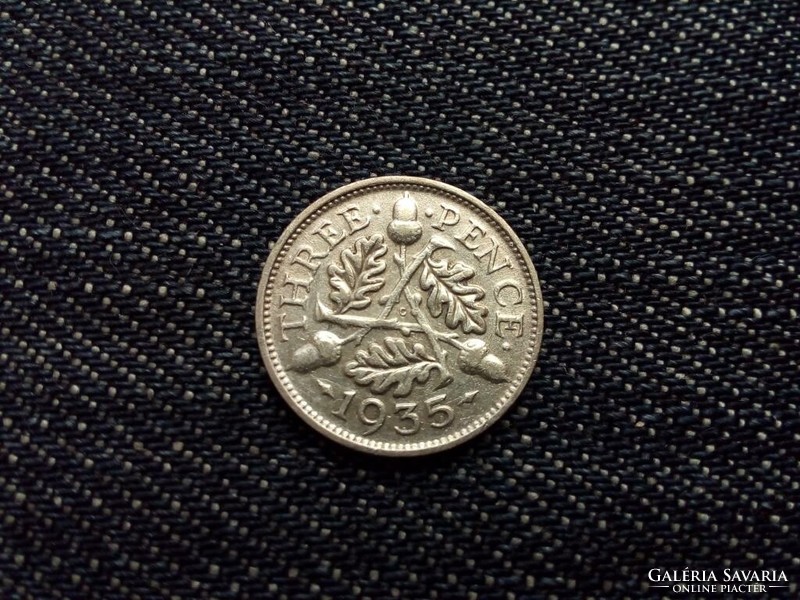 Anglia V. György .500 ezüst 3 Pence 1935 (id12567)