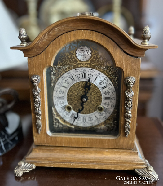 Vintage, German-made, small dresser or table clock