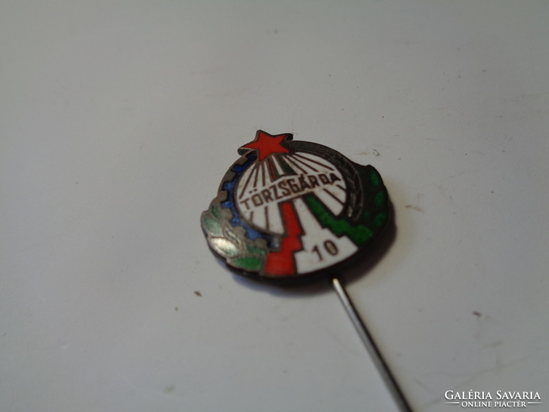 Törzsgárda badge, ten years old