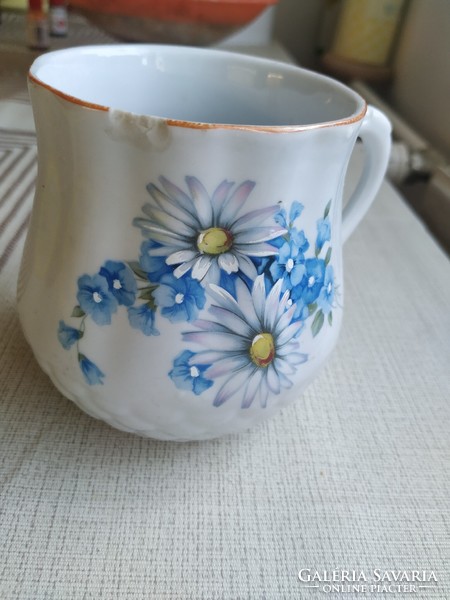 Wheatflower, basket-woven Zsolnay mug, tumbler, glass for sale!
