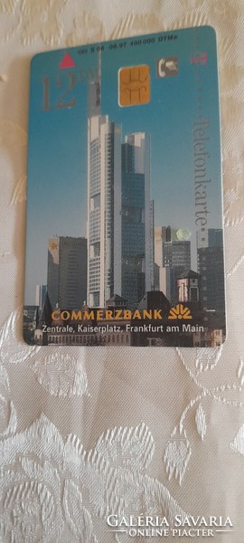 Commrzbank 1997 phone card