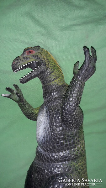 Retro plasztik ÓRIÁS méretű GODZILLA  dinoszaurusz játék figura 45 x 36 cm a képek szerint