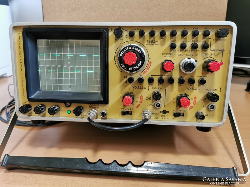 Emg 1568/2 two-beam oscilloscope