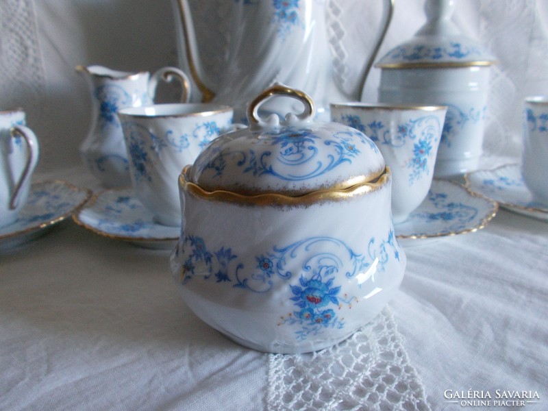 Royal Limoges Fontainebleau porcelán teás kávéskészlet