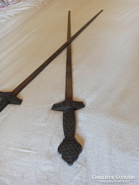 2 medieval sword replicas from a legacy
