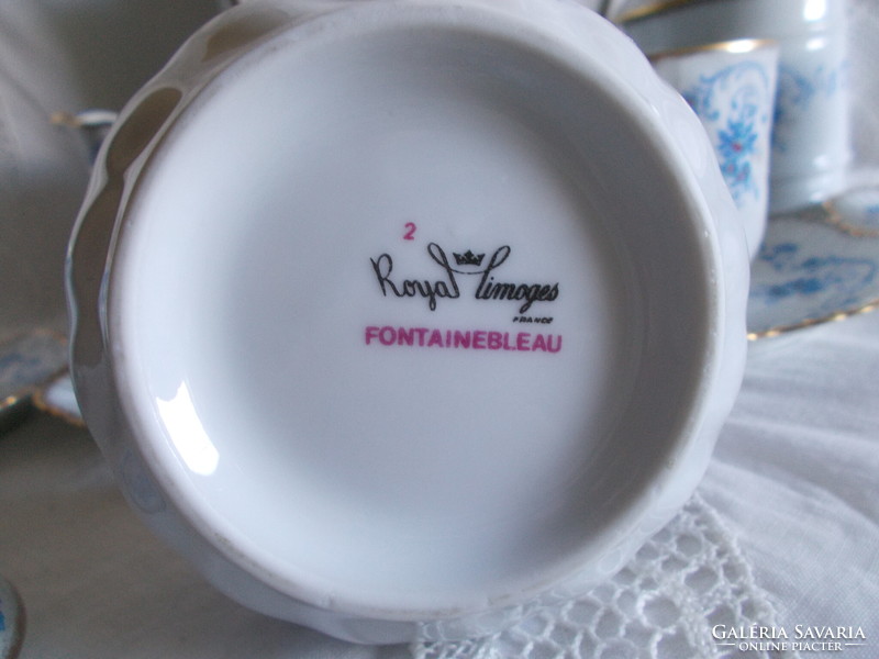 Royal limoges fontainebleau porcelain tableware