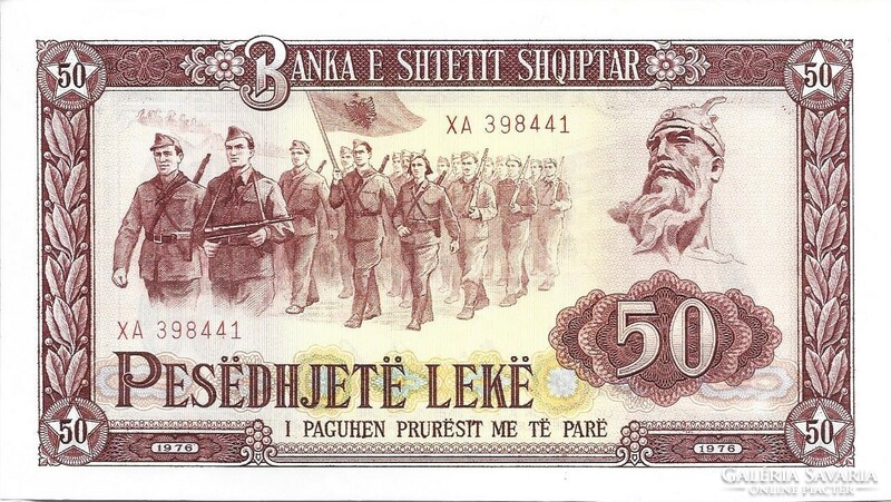 50 Lek leke 1976 Albania unc