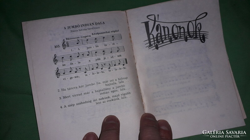 1959. Frigyes Juhász: 111 songs for pioneers music book according to the pictures music work