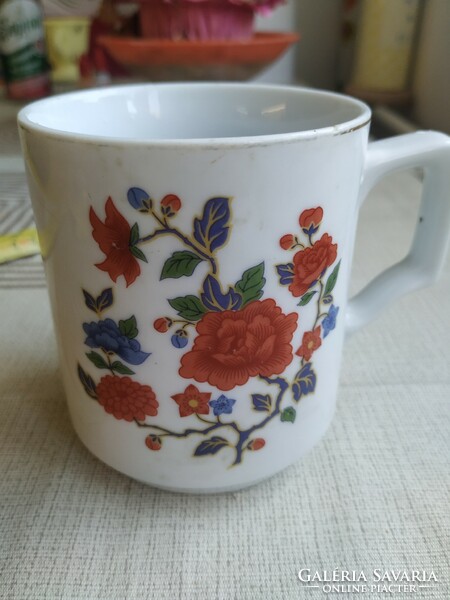 Flower mug, glass for sale!