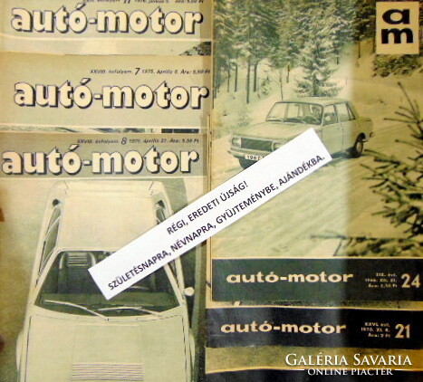 1977 November / car-motorcycle / birthday old original newspaper no.: 3511