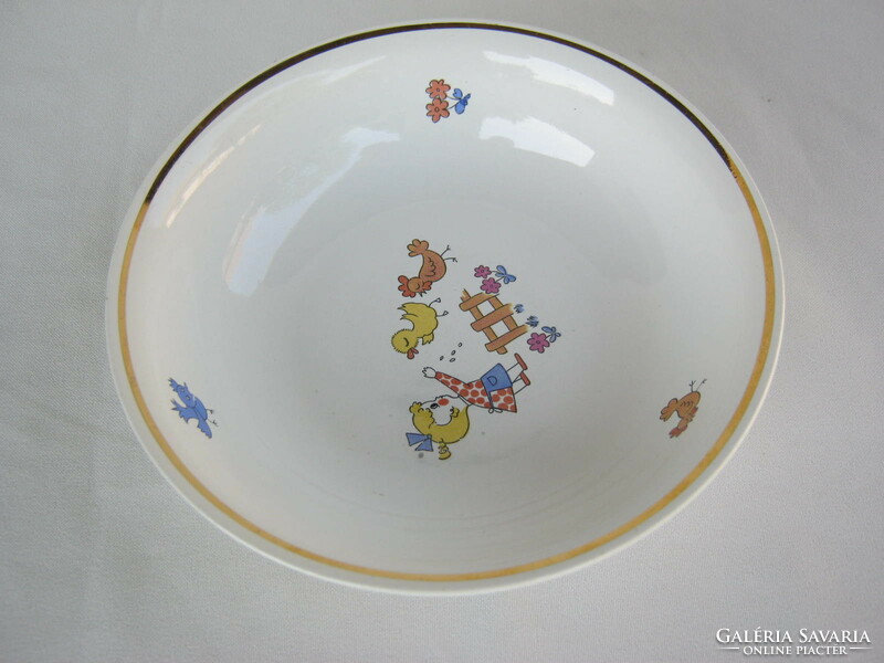 Granite ceramic children's plate