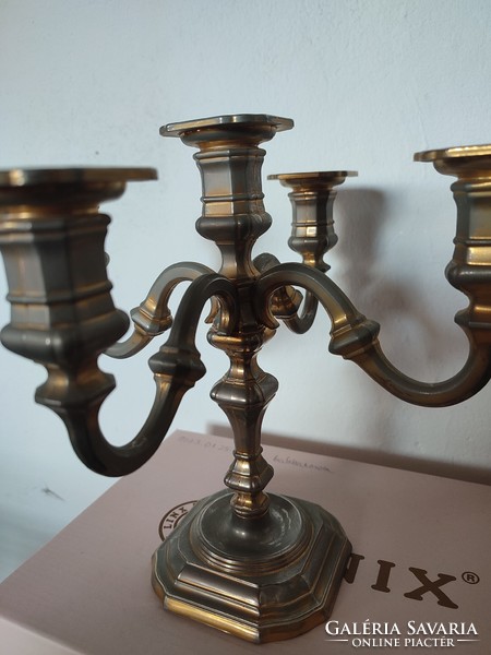 5 Branch copper candle holder.